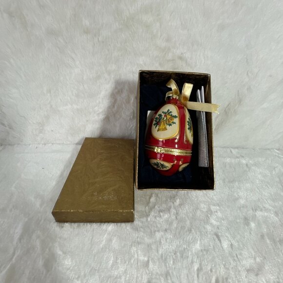 Mr. Christmas Musical Egg Ornament With Instruction Manual Valerie Parr Hill - Picture 2 of 6